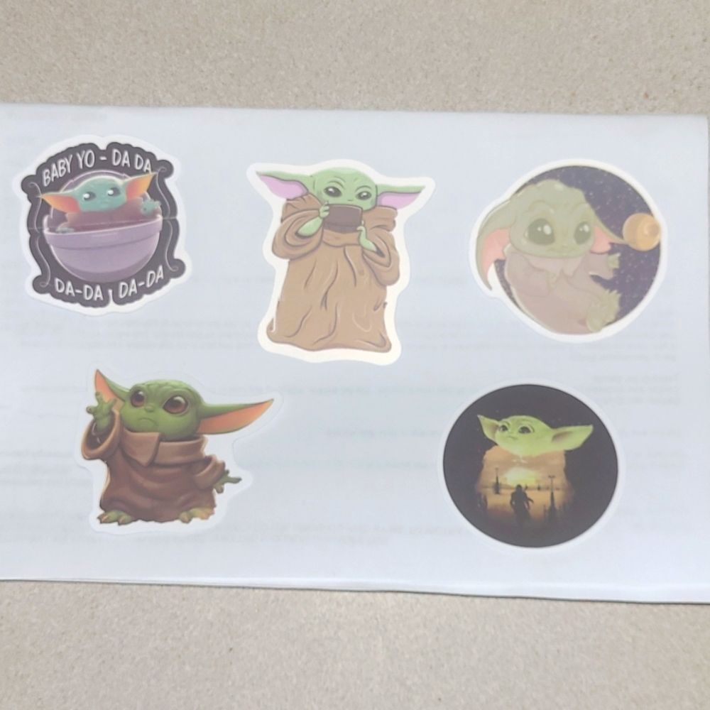 Baby Yoda Stickers Bundle